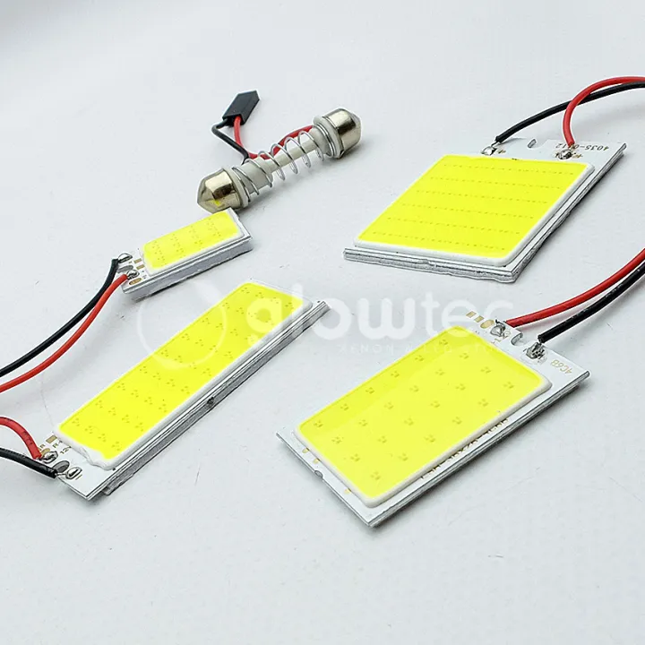 1pc%2018%2024%2036%2048%20Smd%20Cob%20Led%20Panel%20Car%20Auto%20Bulb%20Dome%20Festoon%20Ba9s%203adapter%20Dc%2012v%20Glowtec%20-%20Image%202