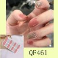 1Sheet Nail Sticker Fashion Light Color Nail Packaging Minimalist Graffiti Polish Stickers Adhesive Glue on Nails Art Decoration. 