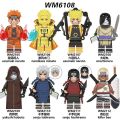【NextGenGadgets】Compatible with LEGO Akatsuki Organization Uchiha Madara Sasuke Six Paths Naruto Minifigure Building Blocks. 