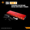 ESI U168 XT Professional 24-bit USB Recording Interface Sound Card with 16 Inputs / 8 Outputs. 