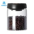 GOIKEA Coffee Bean Storage Jar Moisture-proof Glass Storage Jar for Kitchen 500/900/1200/1800ml Vacuum Sealed Coffee Beans Jar. 
