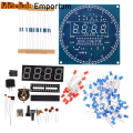 Rotating Led Display Alarm Electronic Clock Module Water Lamp Diy Kit Control Temperature Ds1302 C8051 Mcu Stc15w408as. 