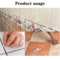 【Miga Plaza】100pcs Tile Spacer Cross Plastic Tiling Ceramic Tilers Plumbers Reuseable Cross Clips Tile Leveling System Tile Locator Gap Tool. 