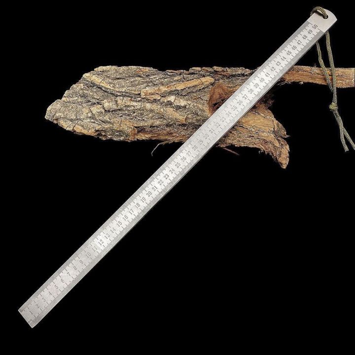 Forge Clip Ruler Portable 53cm Stainless Steel Ruler Thickened Rust-proof Forging Stick ...