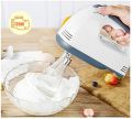 7-Speed Electric Hand Mixer with Whisk, Hand Mixer Electric, Lightweight Powerful Handheld Electric Hand Mixer Stainless Steel Egg Whisk with 2 Dough Hooks & 2 Beaters for Cake, Cooking, Baking, Dessert - Good Quality. 