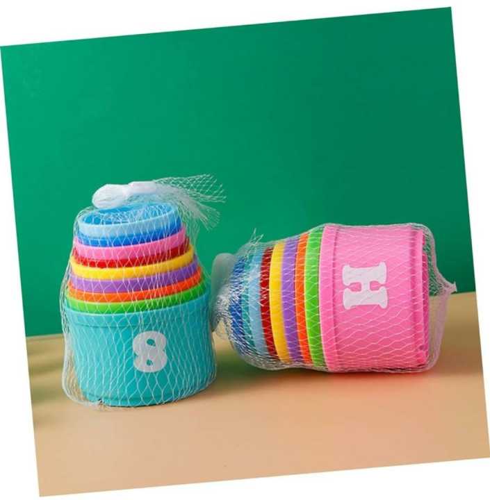 Early Education Cup Games Numbers Alphabet Stacking Letters Cups Educational  Kids Toys