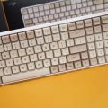Aigo A100 Gaming Keyboard Wireless USB 2.4G Wired Blue Axis Switch 100 Keys Type-c Rechargeable Yellow Axis Gaming Mechanical Ke. 