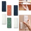 Self-Adhesive Desktop Socket Fixer, 2023 New Adhesive Punch Free Socket Holder, Premium Wall-Mounted Plug Fixer Sticker Desktop mountable Plug-in Socket Fixer Bracket Stand. 