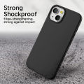 Ultra Thin Matte Silicone Soft Case For iPhone 14 13 12 Mini 11 Pro XS Max X XR SE 3 7 8 6S 6 Plus Solid Black Color Back Cover. 