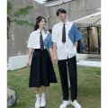 Business Attire College Style High School Students Summer Korean Style Junior High School StudentsjkUniform Women's Suit Graduation Ceremony Dress Photo. 