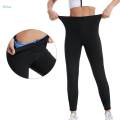 Women Sauna Pants Shorts Waist Jogger Leggings Sweatpants Workout Training Yoga Leggings 3 Types - L XL. 