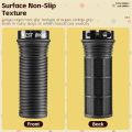 WEST BIKING Children's Bicycle Rubber Grip Alloy Lock Anti Slip Rubber Bicycle Grip Double Aluminum Lock Bicycle Grip. 