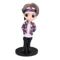 BTS Model Toy Cartoon Shape Exquisite Desktop Ornament Bangtan Boys Group Doll Figure Birthday Gift - toys for boys. 