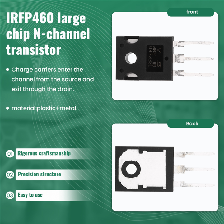5pcs 5X IRFP460 20A 500V MOSFET N-Channel Transistor | Daraz.lk