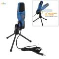 Professional Condenser Mic Sound Podcast Studio Microphone with Tripod Stand. 