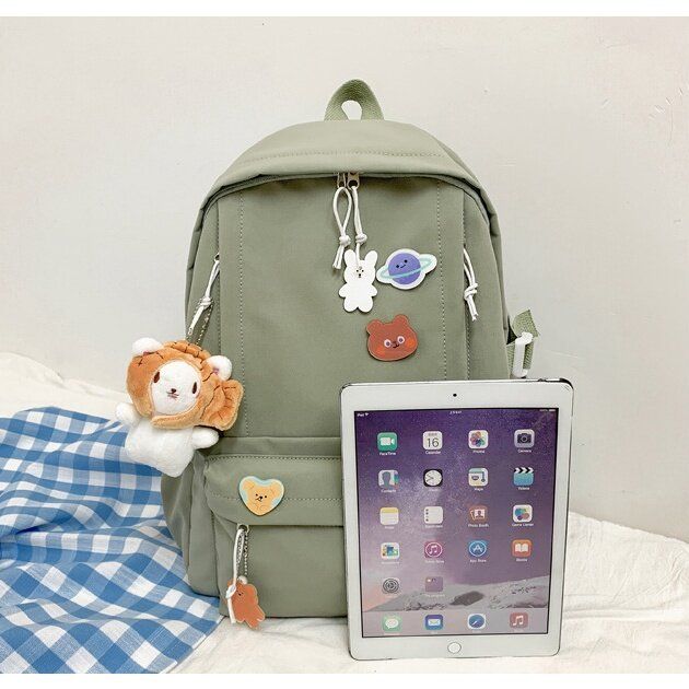 School%20Bag%20Korean%20Style%20Women's%20Nylon%20Harajuku%20Ulzzang%20Backpack%20Beg%20Sekolah%20Perempuan%20-%20Image%205