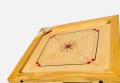 Scan satin wood 12mm carrom board. 