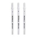 Sakura Gelly Roll Gel Pen White Color 0.5mm 0.8mm 1.0mm High Light Marke Pen Black Cardboard Art Painting Pen White Line Pens. 