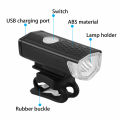 Bicycle Light USB Rechargeable 300 Lumens 3 Mode Bicycle Front Light Lamp Waterproof 6000K Bike Headlight Cycling LED Flashlight. 