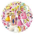 10/50pcs Princess Peach Stickers Cartoon Funny Decals for Laptop Luggage Guitar Skateboard Phon Case for Kids Toys. 