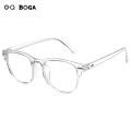 OQ BOGA 3 Colors Unisex Metal Full Rim Fashion Glasses Man Woman Eye Protection Outdoor Decorate Oval Frame Eyewear. 
