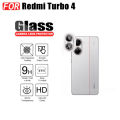 3 IN 1 Redmi Turbo 4 Tempered Glass Film For Redmi Turbo 3 Redmi Note 14 4G 5G Full Cover Screen Protector Glass +Camera Lens Film+back film. 