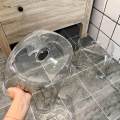Acrylic Bathroom Stool Shoe Changing Stool Multifunctional Stable Portable Non for. 