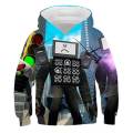 Anime skibidi toilet hoodie children Harajuku sweatshirt girls boys speakerman TV man streetwear kids 3D printed pullover jacket. 