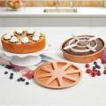 Cake Mold Coffer Chef Cake Pan Copper Chef Perfect Cake Pan 3 PC set Checkerboard cake Pocket cake round cake mold 3 types of cakes Nonstick. 