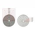 DC5V WS2812B Pixel Individually Addressable Ring 8/16/24/35/45Leds WS2812 Built-in IC Full Color Circle Led Modules Light-Black PCB-8LED--. 