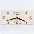 Rectangular Wooden Wall Clock 3D Big Hanging Clocks Retro Creative Home Living Room Office Decoration Wall Watch Quartz Clock. 