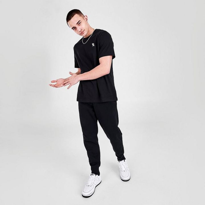 Giordano%20Short%20Sleeve%20T%20shirt%20for%20men%20-%20Black%20-%20Image%203