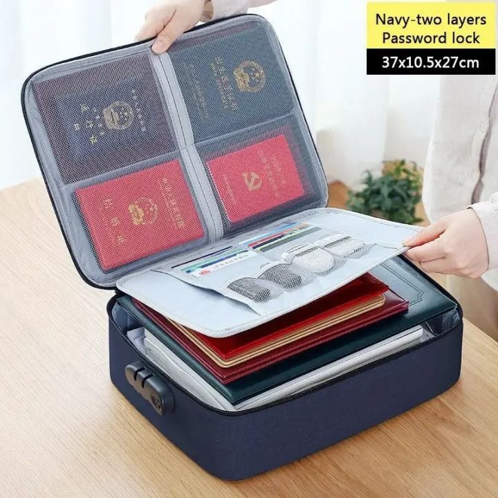 Document%20Storage%20bag%20%20%20Travel%20Document%20Organizer,%20Document%20Safe%20Waterproof,%20File%20Organizer%20Bags%20for%20Men%20for%20Work,%20Multi-Layer%20Large%20Storage%20Space%20and%20Password%20Lock,%20Important%20Document%20Storage%20Bag%20-%20Image%203