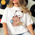 Bubu And Dudu t shirt women comic t-shirts girl y2k funny Japanese clothing. 