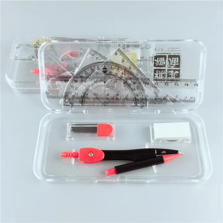 %E3%80%90HOT%E3%80%91%207Pcs/Set%20Simple%20Solid%20Geometry%20Protractor%20Drawing%20School%20Eraser%20Compasses%20Set%20Math%20Eraser%20Ruler%20For%20Students%20School%20Stationery%20-%20Image%204