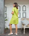 Cassie Shift Dress - Lemon. 