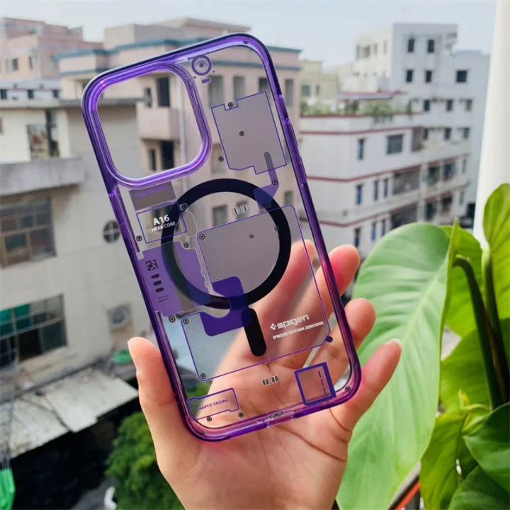 %5BSandmdm%5DOriginal%20Spigen%20Ultra%20Hybrid%20Magfit%20ZeroOne%20Case%20For%20iPhone%2012%20Pro%2013%2015%20Pro%20Max%2014%20Plus%20Electronic%20Cover%20Anti-fingerprint%20Case%20-%20Image%204