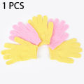 1/2 Pcs Scrubbing Towel Magic Exfoliating Scrub Elastic Strong Rubbing Mud Five Fingers Bathing Gloves. 