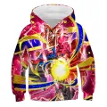 Dragon Ball Children's Wukong Hoodie Autumn New Children's Clothing Children's Hoodie Boy Cartoon 3d Hoodie Fashion Cool. 
