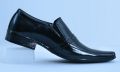 Men's Genuine Leather Office Shoes - Black. 