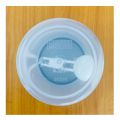 1 Piece Visual Plastic Kitchen Spice Container ROUND SHAPE DOUBLE EXTRA LARGE With SILVER Lid 1 Pc High Quality Tea Sugar Milk Coffee Jar Transparent Spicy Seasoning Powder Bottle. 