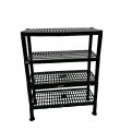 Shoe Rack High Quality Plastic 4 Floor Black Shoe rack. 