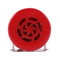 AC 220V Red Metal Motor Driven Air Raid Siren Horn Alarm. 