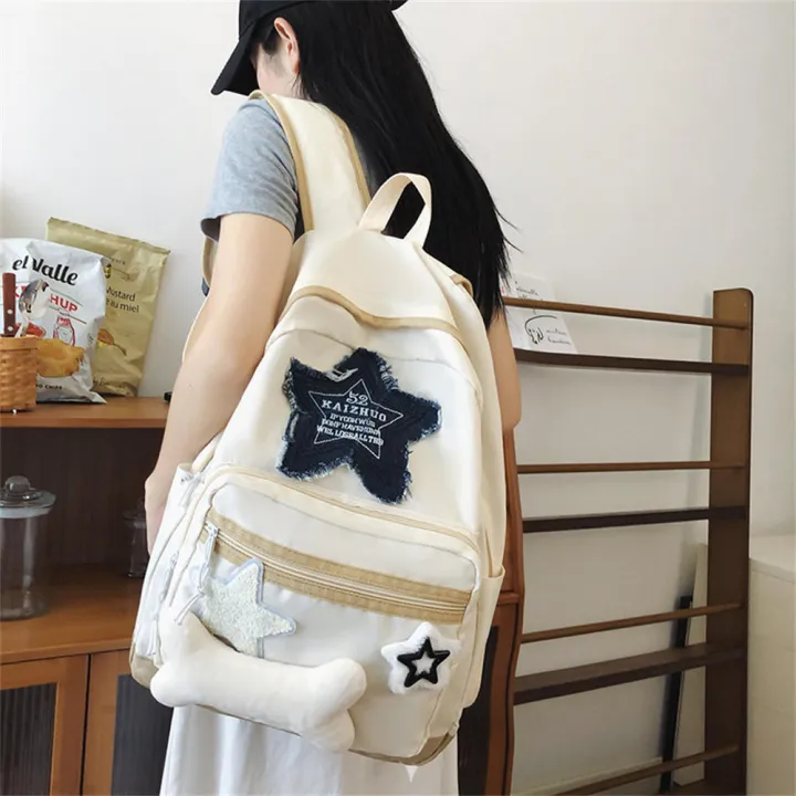 Y2K%20Fashion%20Casual%20Shoulder%20Bag%20Star%20Backpack%20Student%20Schoolbag%20Large%20Capacity%20Travel%20Backpack%2015.6-inch%20Computer%20Bag%20-%20Image%202
