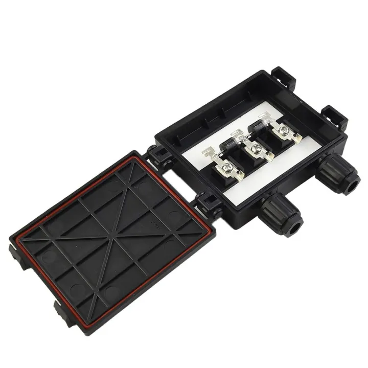 1Pcs%20New%2050W-120W%206A%20Solar%20Junction%20Box%20Black%20IP65%20Waterproof%20PV%20Module%20Box%20Electrical%20Testing%20Tool%20for%206.5A%20Solar%20Panel%20Cable%20Connector%20Kit%20-%20Image%203