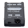 PRO D1 Audio Isolator Mixer Microphone Common Ground Filter Bass Guitar DI Box Instrument Sensor. 