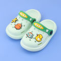 Baby Sandals Boys and Girls1To4Children's Closed-Toe Slippers Non-Slip Soft Bottom Wet Proof Cute Cartoon Hole Shoes. 