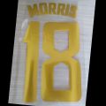 Football Patches Iron On Stickers Customize Name and Number Heat Transfer for Infant Kids Adults Player Nameset for Clothing. 