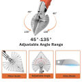 Multi Angle Miter Shear Cutter, 45-135 Degree Adjustable Angle Scissors Trim Shears Tool for Cutting Soft Wood, Plastic, PVC, Casing, Trunking, Molding Trim etc.. 
