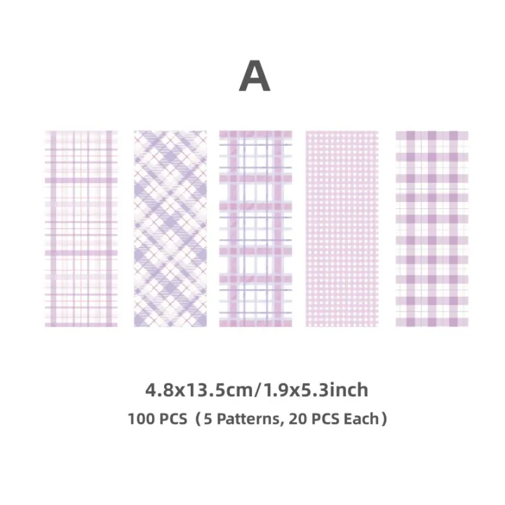 Panda%20Online%20100%20Sheets%20Semi%20Sugar%20Lattice%20Series%20Grid%20Memo%20Pad%20Checkered%20Sticky%20Notes%20Album%20Diary%20Journal%20Decorative%20DIY%20Scrapbooking%20-%20Image%209